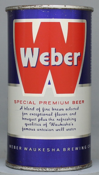 Weber Special Premium Beer Flat Top Can