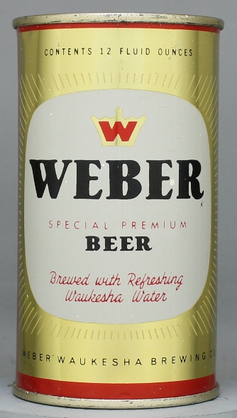 Weber Special Premium Beer Flat Top Can
