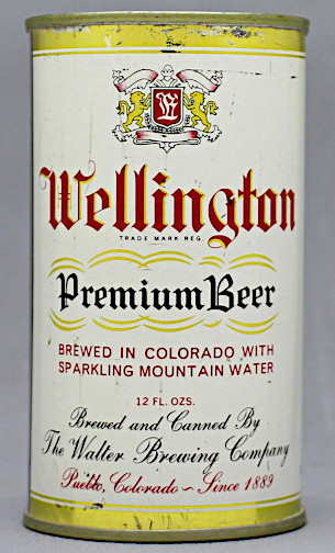 Wellington Premium Beer Flat Top Can