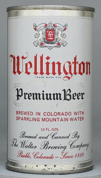 Wellington Premium Beer Flat Top Can