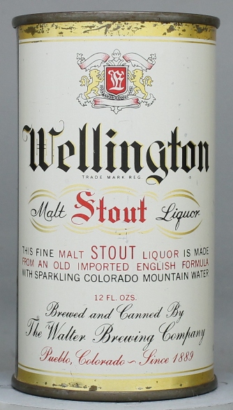 Wellington Stout Malt Liquor Flat Top Can