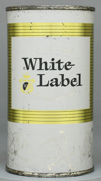 White Label Fine Beer Flat Top Can