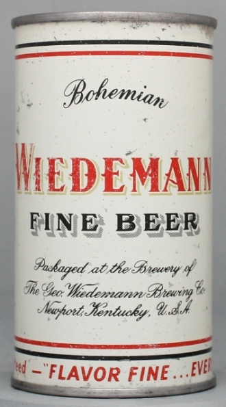Wiedemann Bohemian Fine Beer Flat Top Can