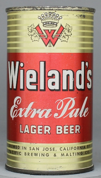 Wieland's Extra Pale Beer Flat Top Can