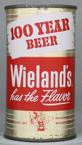 Wieland's 100 Year Beer Flat Top Can