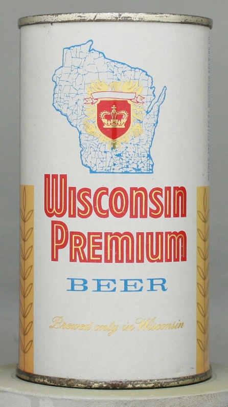 Wisconsin Premium Beer Flat Top Can