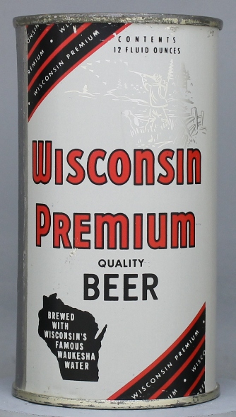 Wisconsin Premium Quality Beer Flat Top Can