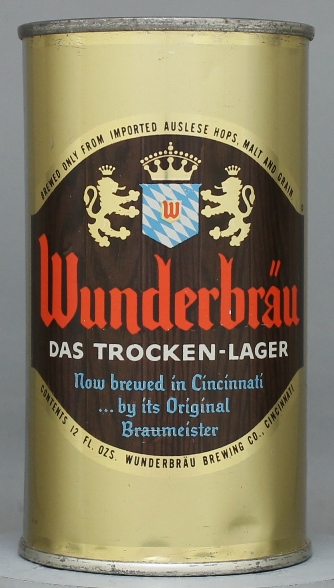 Wunderbrau Das Trocker Beer Flat Top Can