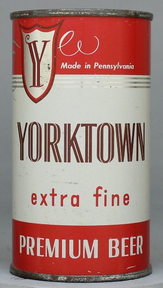 Yorktown Extra Fine Premium Beer Flat Top Can