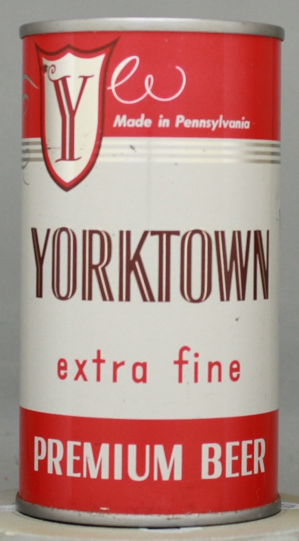 Yorktown Extra Fine Premium Beer Flat Top Can