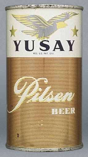 Yusay Pilsen Beer Flat Top Can