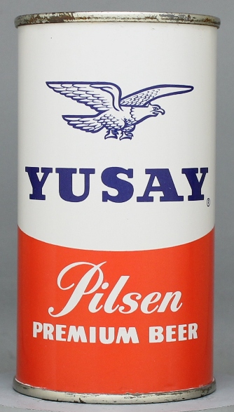 Yusay Pilsen Beer Flat Top Can