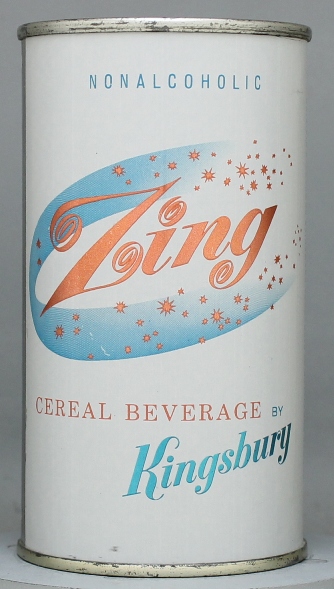 Zing Cereal Beverage Near Beer Flat Top Can