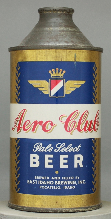 Aero Club Pale Select Beer Cone Top Can