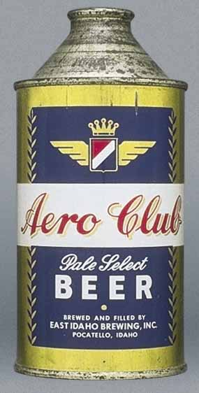 Aero Club Pale Select Beer Cone Top Can