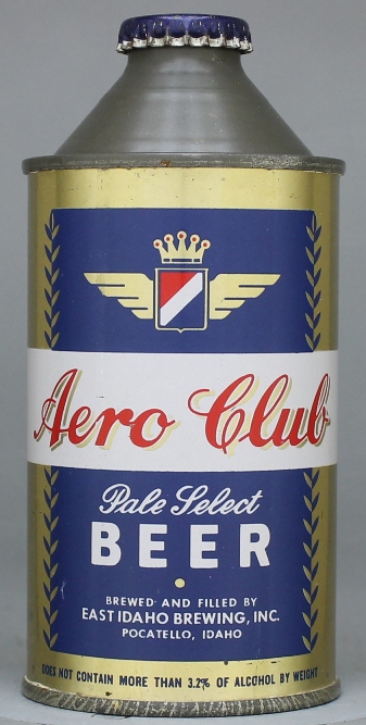Aero Club Pale Select Beer Cone Top Can