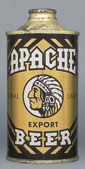 Apache Export Beer Cone Top Can
