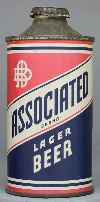 Associated Brand Lager Beer Cone Top Can