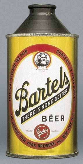 Bartels Beer Cone Top Can