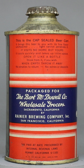 Bb Special Export Beer Cone Top Can