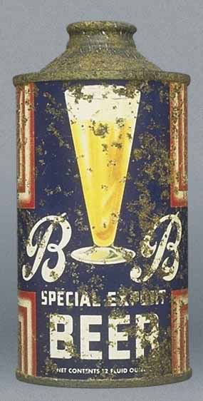 Bb Special Export Beer Cone Top Can