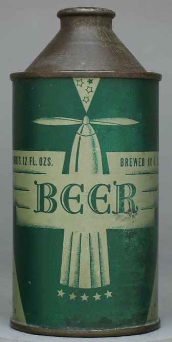 Beer Cone Top Can (Propeller)