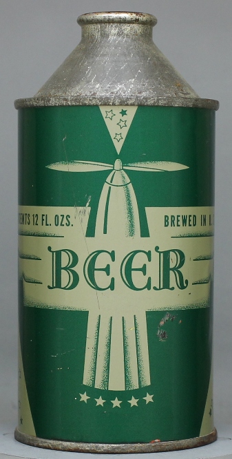Beer Cone Top Can (Propeller)