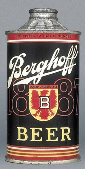 Berghoff 1887 Beer Cone Top Can