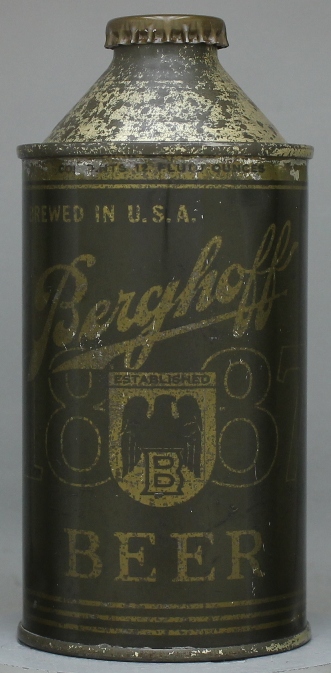 Berghoff 1887 Beer Cone Top Can