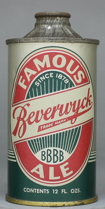 Beverwyck Famous Ale Cone Top Can