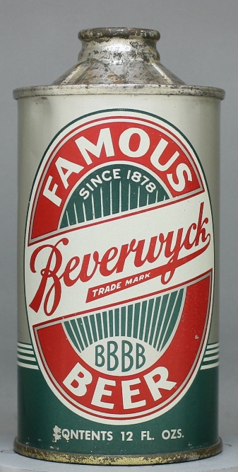 Beverwyck Famous Beer Cone Top Can