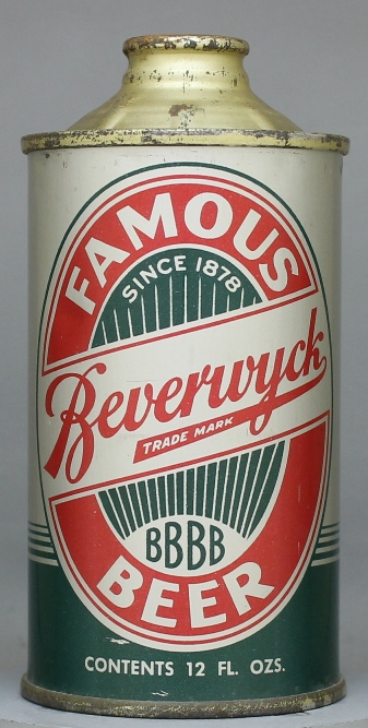 Beverwyck Famous Beer Cone Top Can
