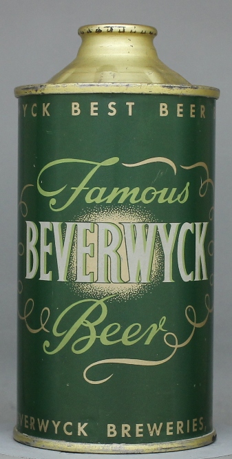 Beverwyck Famous Beer Cone Top Can