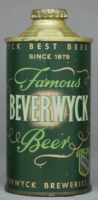 Beverwyck Famous Beer Cone Top Can