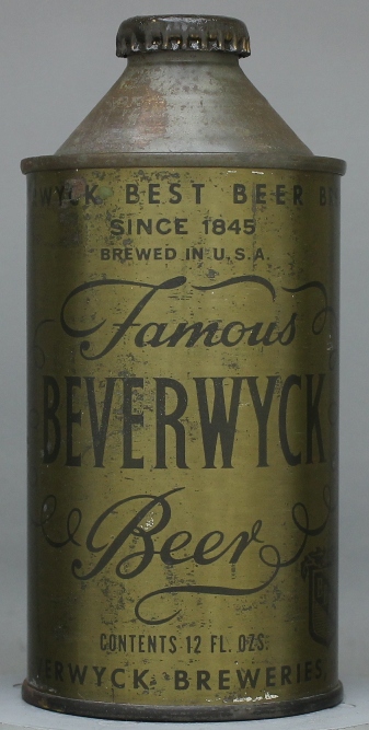 Beverwyck Famous Beer Cone Top Can