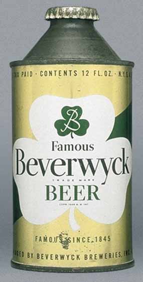 Beverwyck Famous Beer Cone Top Can