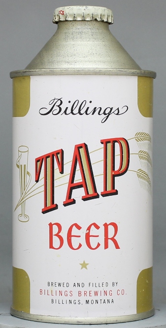 Billings Tap Beer Cone Top Can