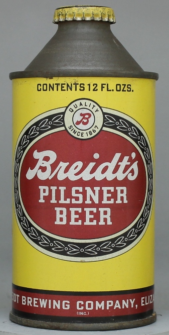 Breidt's Pilsener Beer Cone Top Can