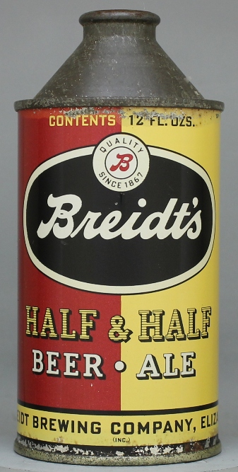 Breidt's Half&half Cone Top Can