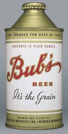 Bub's Beer Cone Top Can