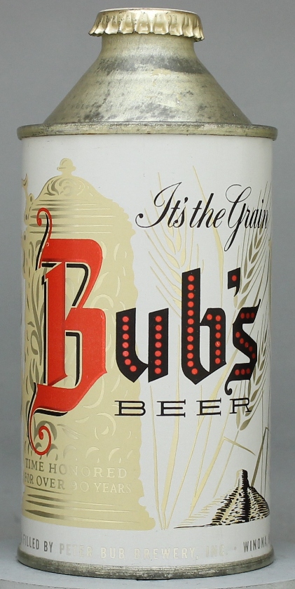Bub's Beer Cone Top Can