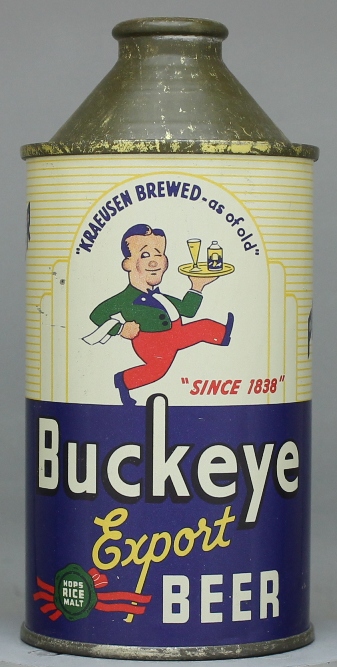 Buckeye Export Beer Cone Top Can
