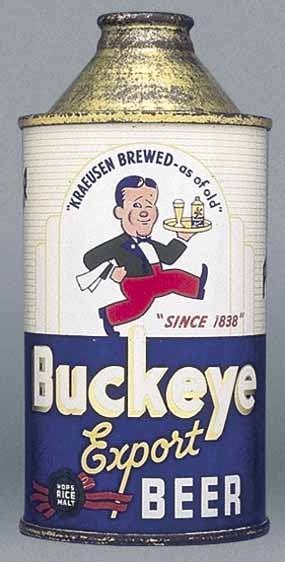 Buckeye Export Beer Cone Top Can