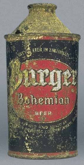Burger Bohemian Beer Cone Top Can