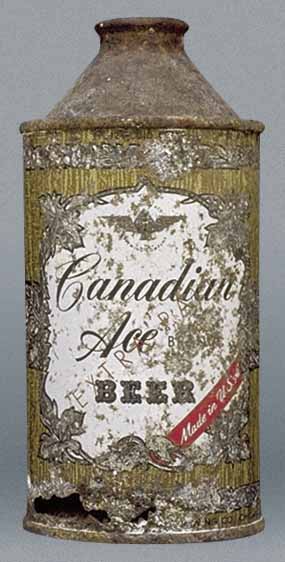 Canadian Ace Extra Pale Beer Cone Top Can