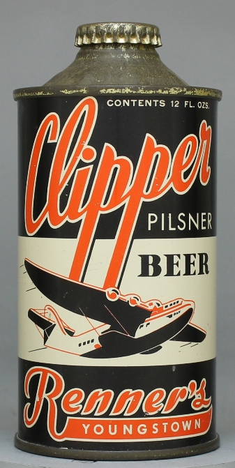 Clipper Beer Cone Top Can