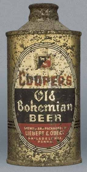 Cooper's Old Bohemian Beer Cone Top Can