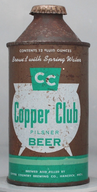 Copper Club Pilsner Beer Cone Top Can