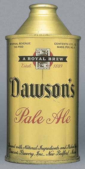 Dawson's Pale Ale Cone Top Can