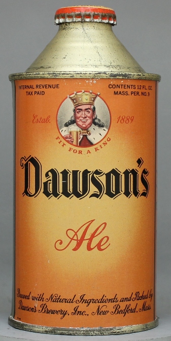 Dawson's Ale Cone Top Can